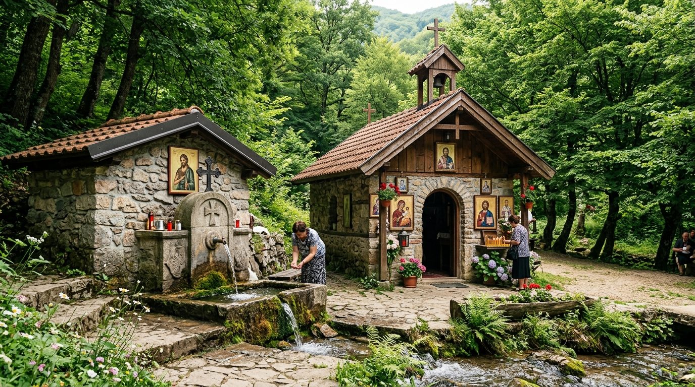Prirodni izvori vode i lekoviti izvor Svete Petke u Železniku